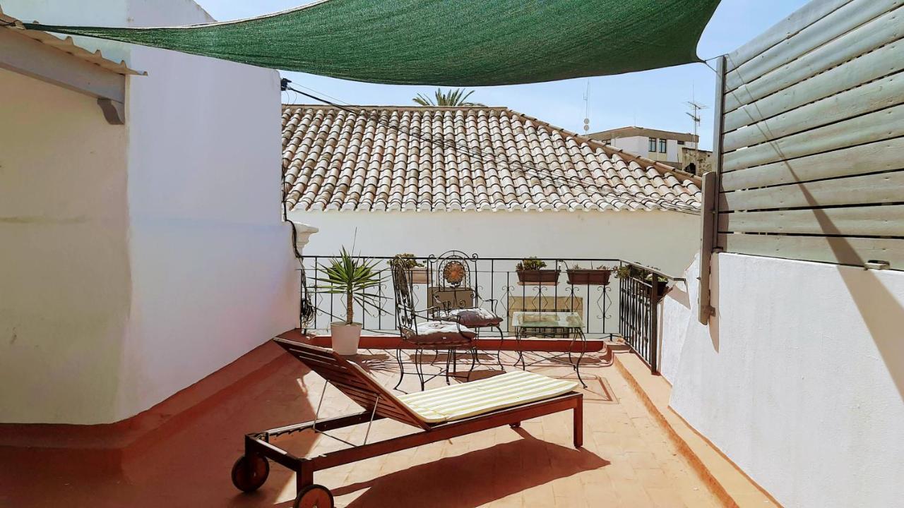 Happy Terrace Downtown Tiny House 100% Portuguese Villa Faro Dış mekan fotoğraf